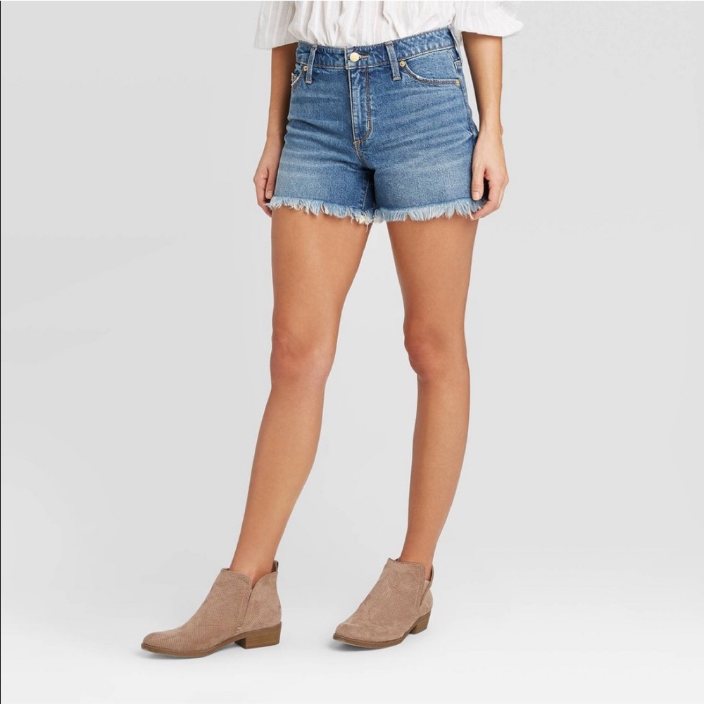 Denim shorts